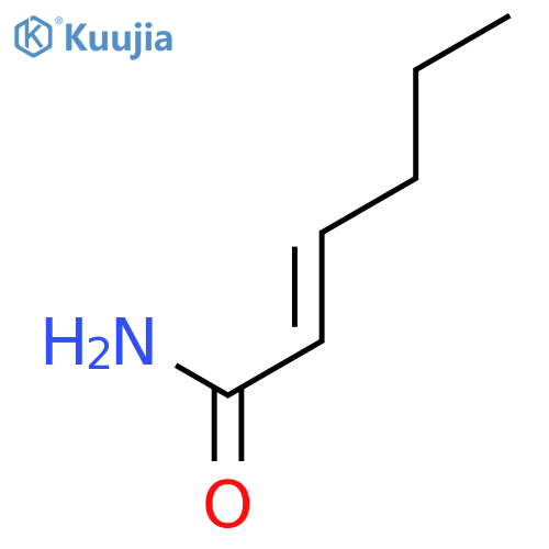 cis-2-Hexenoic acid amide structure