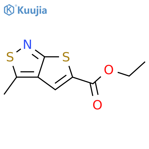 Ethyl 3-methylthieno[2,3-c]isothiazole-5-carboxylate structure