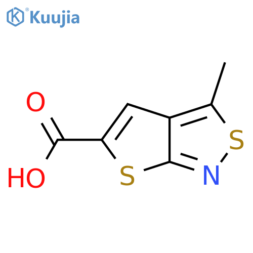 3-Methylthieno[2,3-c]isothiazole-5-carboxylic acid structure