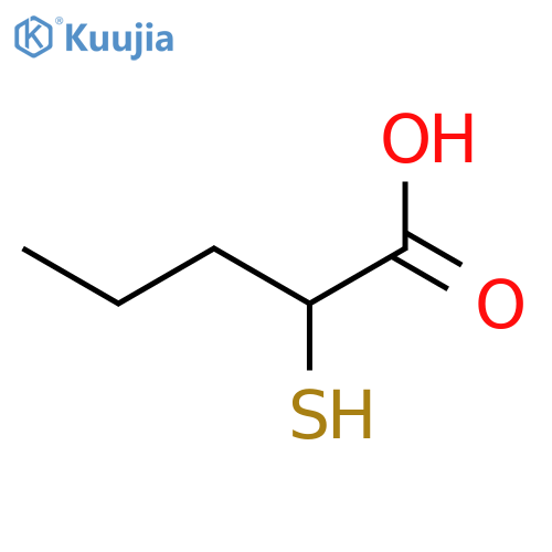 2-sulfanylpentanoic acid structure