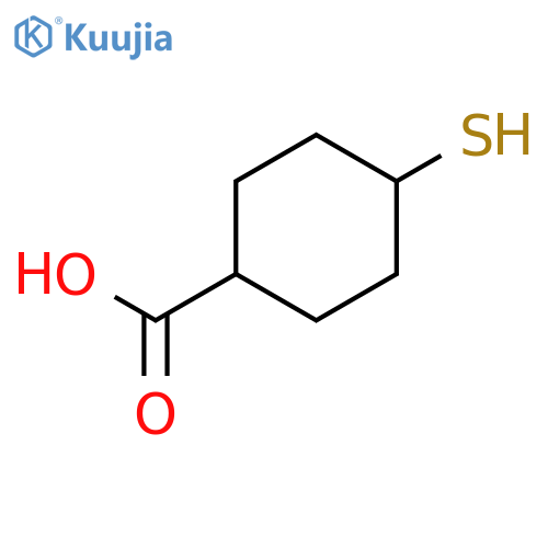4-sulfanylcyclohexane-1-carboxylic acid structure