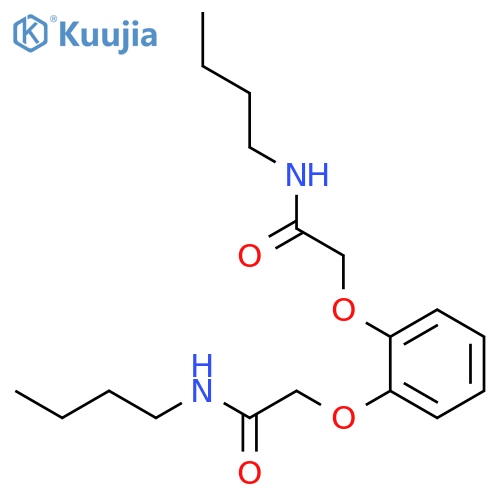 Acetamide, 2,2'-[1,2-phenylenebis(oxy)]bis[N-butyl- structure