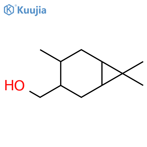 Bicyclo[4.1.0]heptane-3-methanol,4,7,7-trimethyl- structure