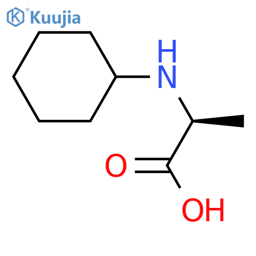 (S)-2-(Cyclohexylamino)propanoic acid structure