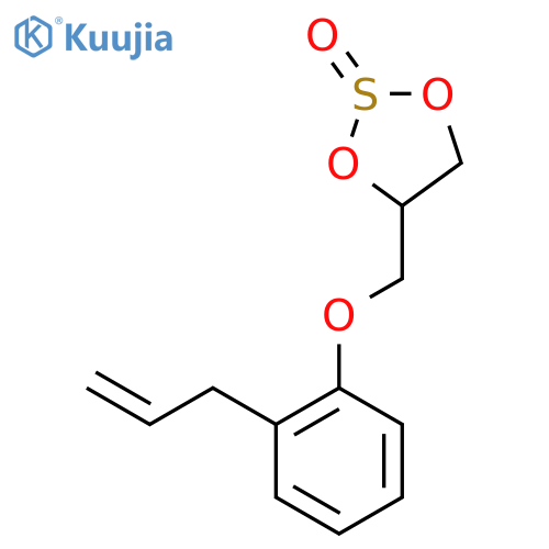 1,3,2-Dioxathiolane, 4-[[2-(2-propenyl)phenoxy]methyl]-, 2-oxide structure