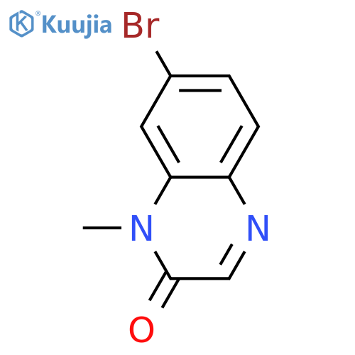 7-Bromo-1-methyl-1H-quinoxalin-2-one structure