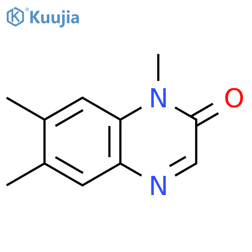 2(1H)-Quinoxalinone,1,6,7-trimethyl- structure