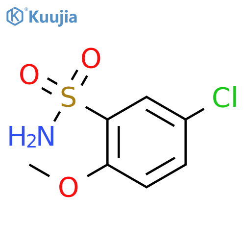 5-chloro-2-methoxybenzene-1-sulfonamide structure