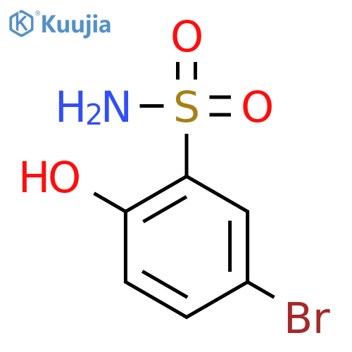 5-bromo-2-hydroxybenzene-1-sulfonamide structure