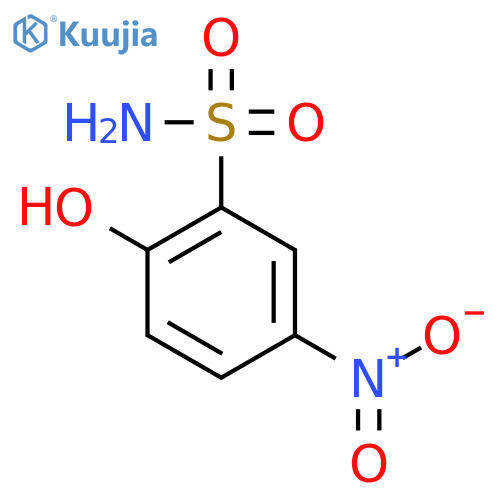 2-hydroxy-5-nitrobenzene-1-sulfonamide structure