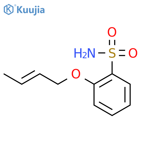 Benzenesulfonamide, 2-(2-butenyloxy)- structure