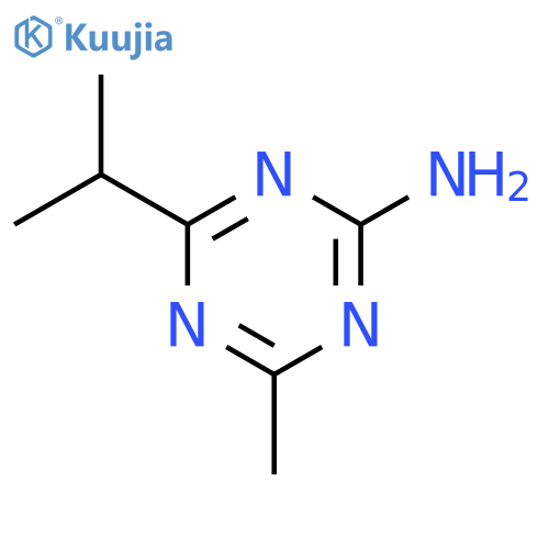 4-methyl-6-(propan-2-yl)-1,3,5-triazin-2-amine structure