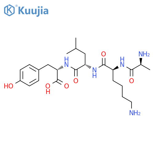 L-Tyrosine, L-alanyl-L-lysyl-L-leucyl- structure