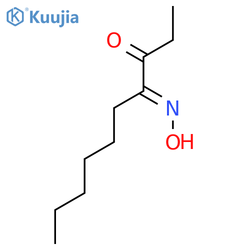 3,4-Decanedione, 4-oxime, (4Z)- structure
