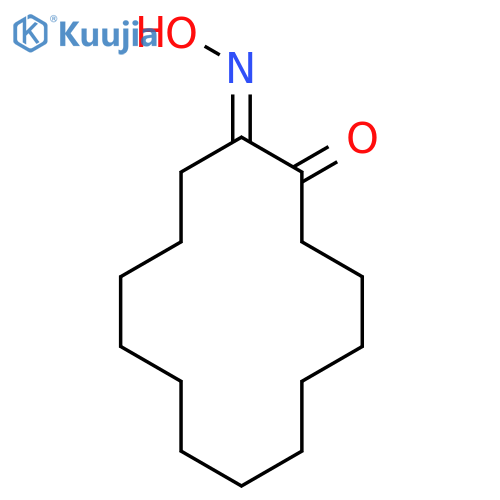 1,2-Cyclotetradecanedione, monooxime, (1Z)- structure
