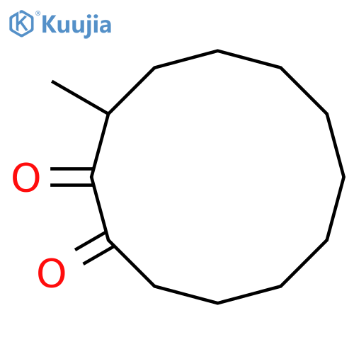 1,2-Cyclododecanedione,3-methyl- structure