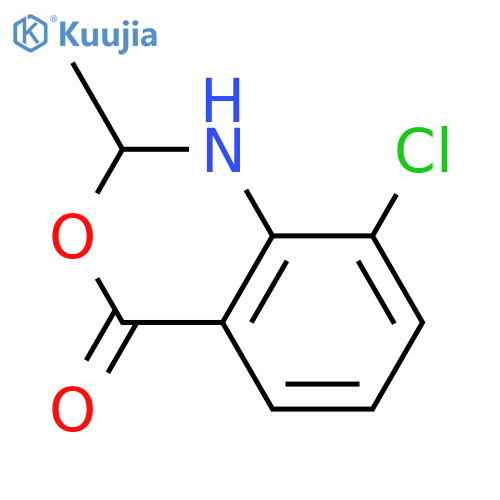 4H-3,1-Benzoxazin-4-one, 8-chloro-1,2-dihydro-2-methyl- structure