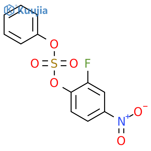 Sulfuric acid, 2-fluoro-4-nitrophenyl phenyl ester structure