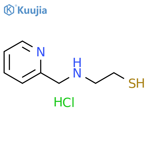 Ethanethiol, 2-[(2-pyridinylmethyl)amino]-, hydrochloride (1:2) structure