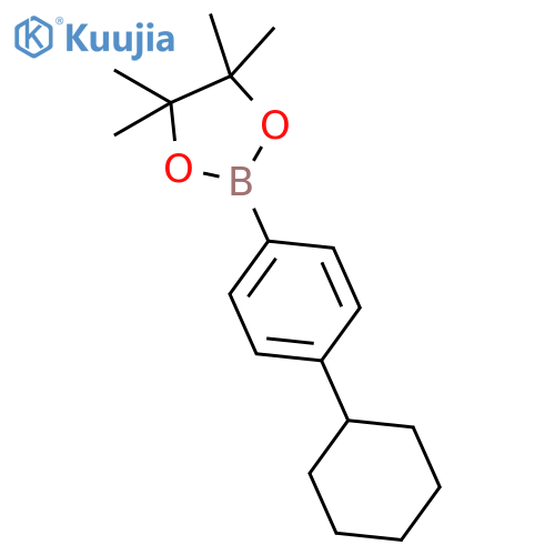 4-Cyclohexylphenylboronic acid, pinacol ester structure
