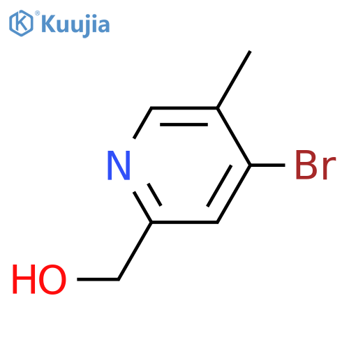 (4-Bromo-5-methylpyridin-2-yl)methanol structure
