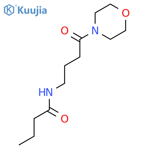 N-(4-(4-Morpholinyl)-4-oxobutyl)butanamide structure