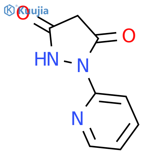 3,5-Pyrazolidinedione, 1-(2-pyridinyl)- structure