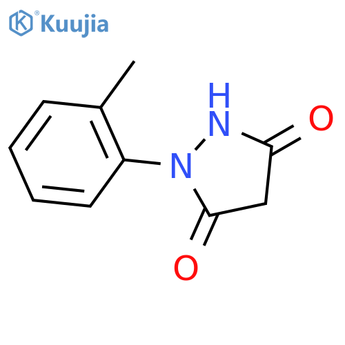 3,5-Pyrazolidinedione, 1-(2-methylphenyl)- structure