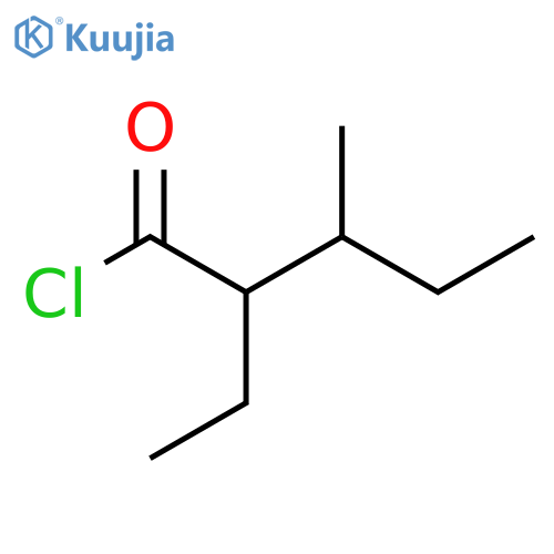 2-Ethyl-3-methyl-valeryl chloride structure