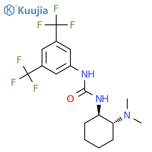 N-[3,5-Bis(trifluoromethyl)phenyl]-N'-[(1R,2R)-2-(dimethylamino)cyclohexyl]urea structure