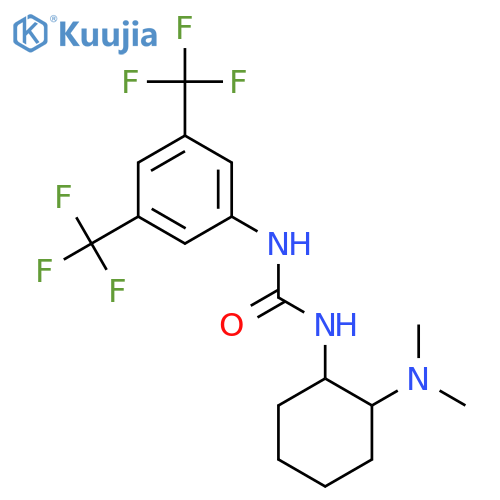 1-[3,5-Bis(trifluoromethyl)phenyl]-3-[2-(dimethylamino)cyclohexyl]urea structure