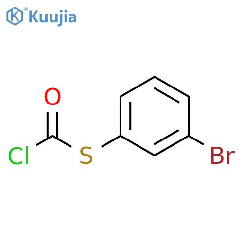 Carbonochloridothioic acid, S-(3-bromophenyl) ester (9CI) structure