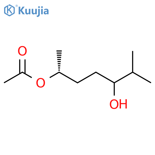 2,5-Heptanediol, 6-methyl-, 2-acetate, (2R)- structure