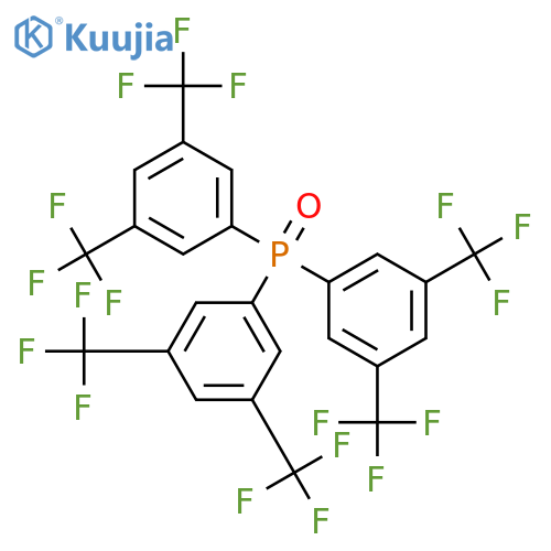 Phosphine oxide, tris[3,5-bis(trifluoromethyl)phenyl]- structure