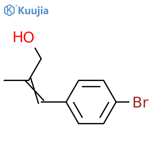 2-Propen-1-ol, 3-(4-fluorophenyl)-2-methyl- structure