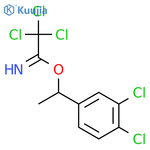 Ethanimidic acid, 2,2,2-trichloro-, 1-(3,4-dichlorophenyl)ethyl ester structure