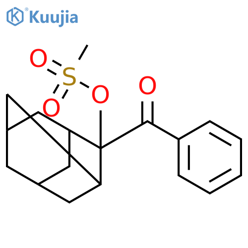 METHANONE, [2-[(METHYLSULFONYL)OXY]TRICYCLO[3.3.1.13,7]DEC-2-YL]PHENYL- structure