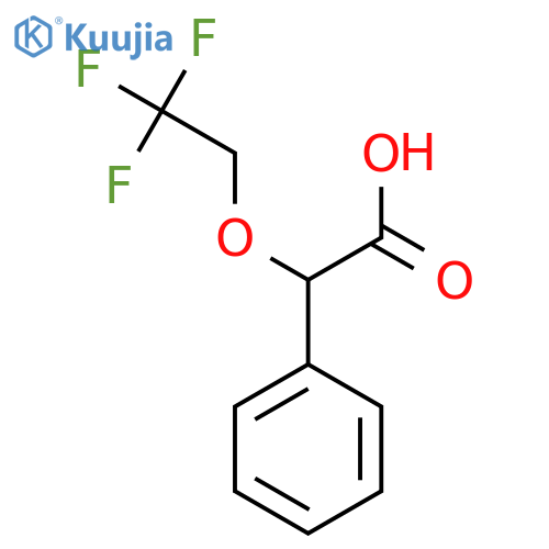 2-Phenyl-2-(2,2,2-trifluoroethoxy)acetic acid structure