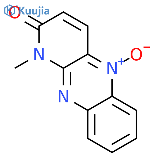 Pyrido[2,3-b]quinoxalin-2(1H)-one,1-methyl-, 5-oxide structure