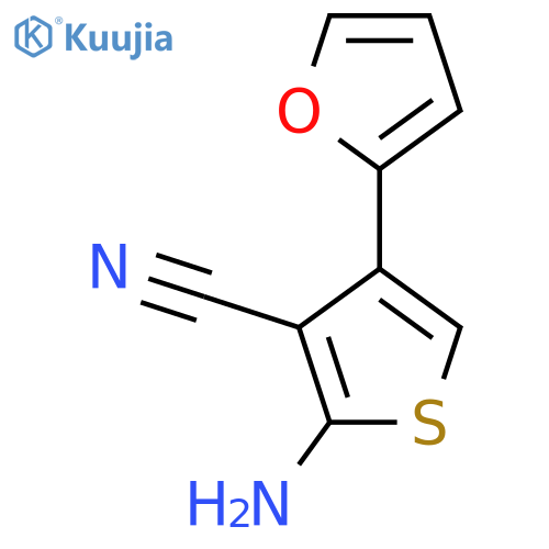 2-Amino-4-(2-furyl)thiophene-3-carbonitrile structure