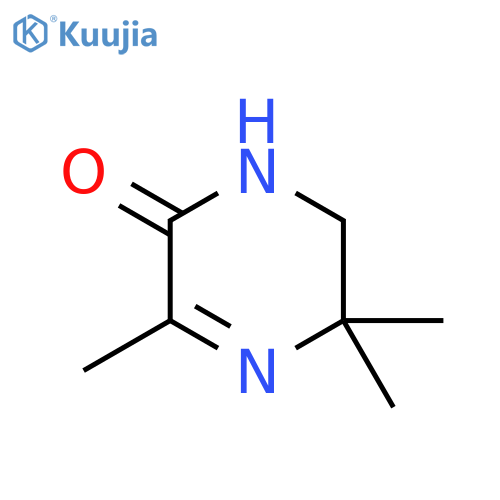 2(1H)-Pyrazinone, 5,6-dihydro-3,5,5-trimethyl- structure