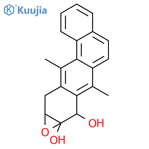 7,11-dimethyl-9a,10-dihydrotetrapheno[10,9-b]oxirene-8,8a(8H)-diol structure