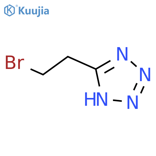 5-(2-bromoethyl)-1H-1,2,3,4-tetrazole structure