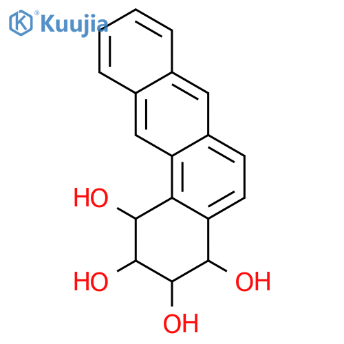 (1S,2S,3R,4S)-1,2,3,4-tetrahydrotetraphene-1,2,3,4-tetrol structure