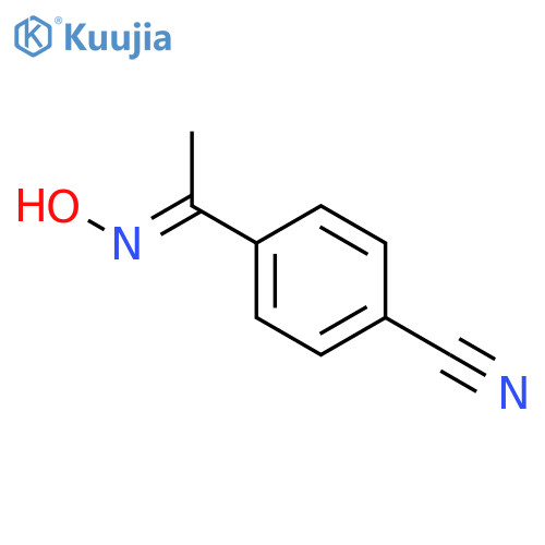4-(N-Hydroxyethanimidoyl)benzonitrile structure