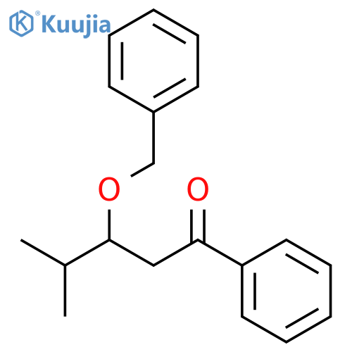 1-PENTANONE, 4-METHYL-1-PHENYL-3-(PHENYLMETHOXY)- structure