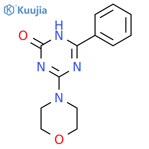 1,3,5-Triazin-2(1H)-one, 4-(4-morpholinyl)-6-phenyl- structure