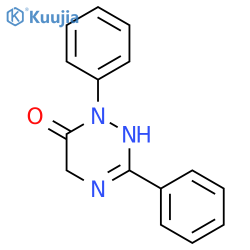 1,2,4-Triazin-6(1H)-one, 2,5-dihydro-1,3-diphenyl- structure