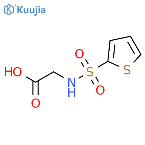 2-(Thiophene-2-sulfonamido)acetic acid structure