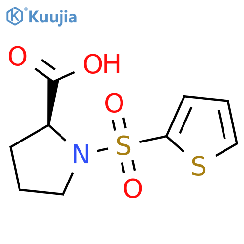L-Proline, 1-(2-thienylsulfonyl)- structure